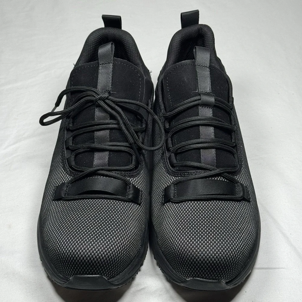 Mens Safety Toe Work‎ Shoes Black Size 10 EU 44 Lightweight Work Sneakers
